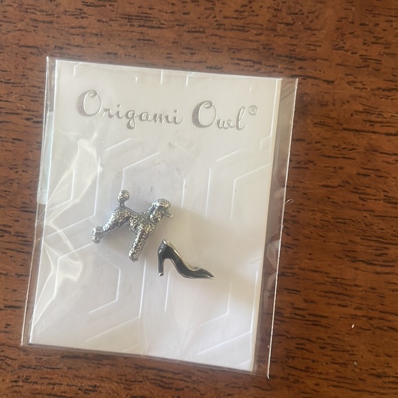 Origami Owl STERLING SILVER STANDARD POODLE Floating DOG BREED Charm - Picture 4 of 5